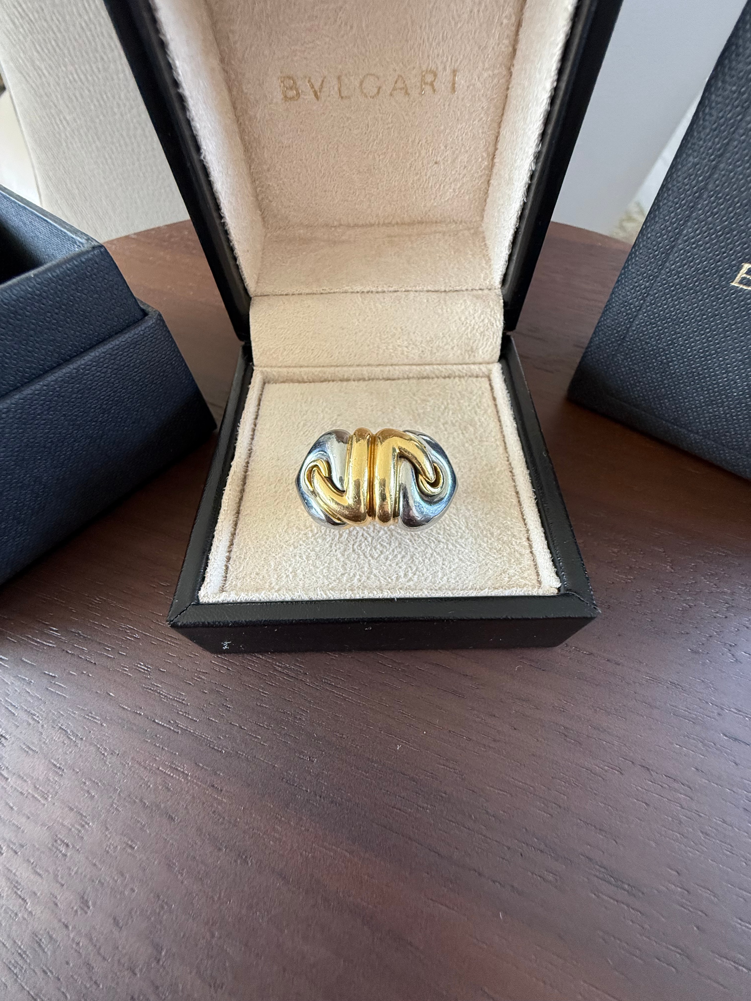 Bulgari Two-Tone Gold & Silver Ring