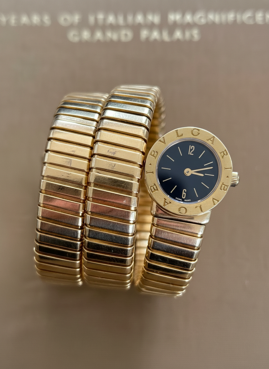 Bulgari Serpenti Tubogas Gold Watch