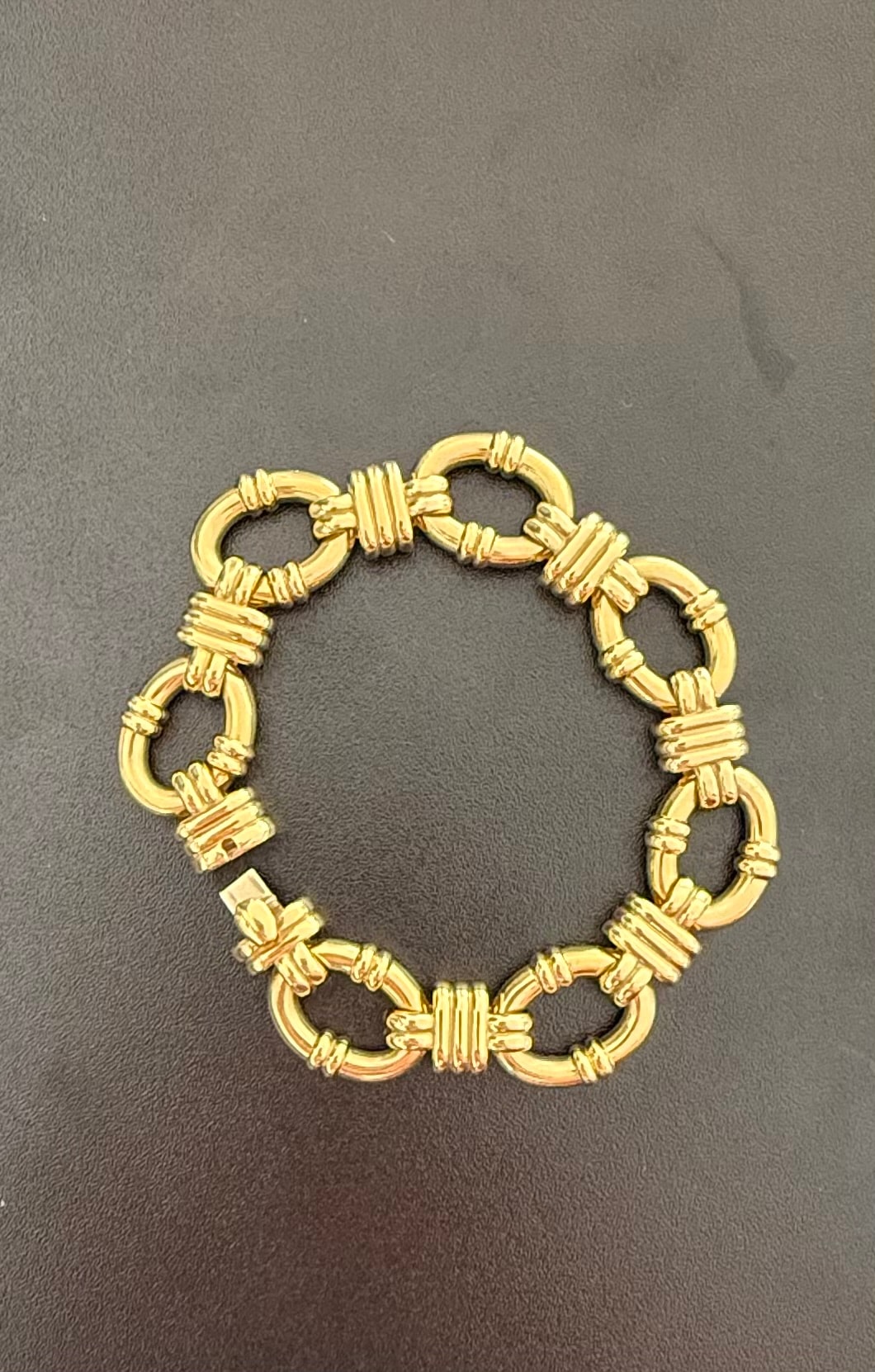 Tiffany & Co Gold Oval Link Bracelet