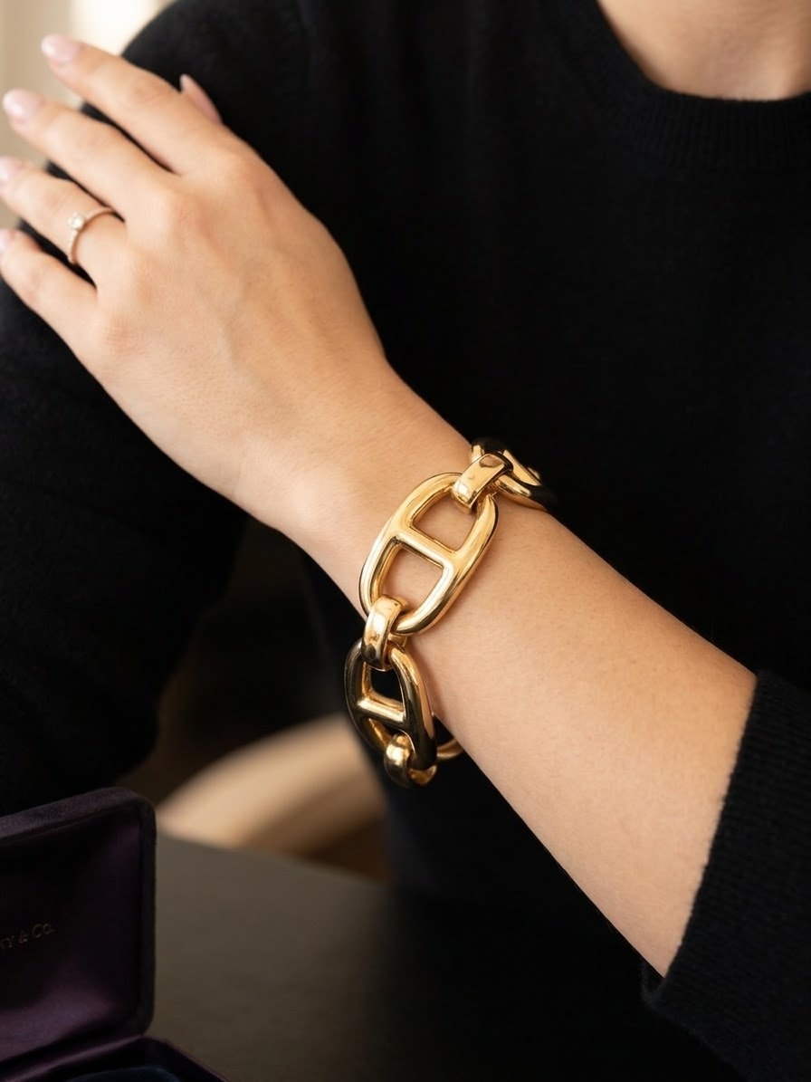 Tiffany & Co. Gold Chain Bracelet